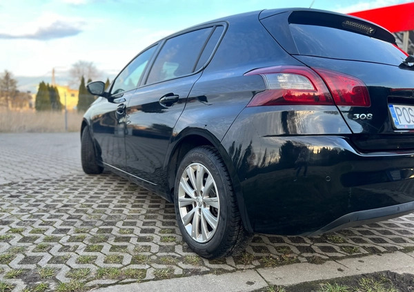 Peugeot 308 cena 56500 przebieg: 47000, rok produkcji 2019 z Śmigiel małe 154
